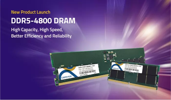 Cervoz_New DDR5 Industrial Grade DRAM Modules