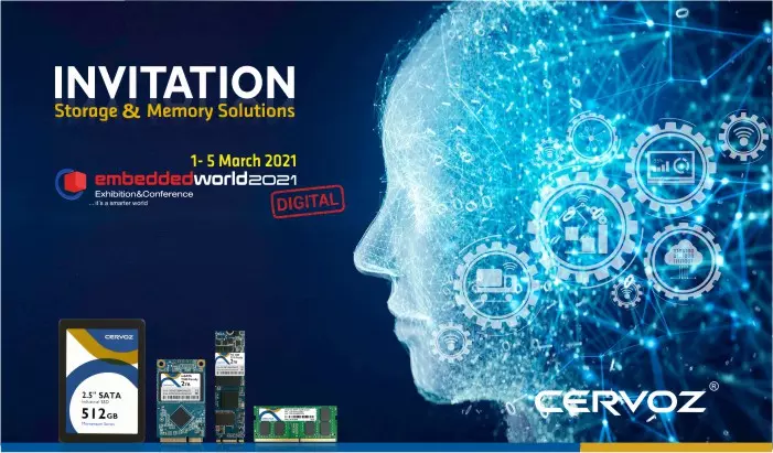 Cervoz_Invitation: embedded world 2021 Digital