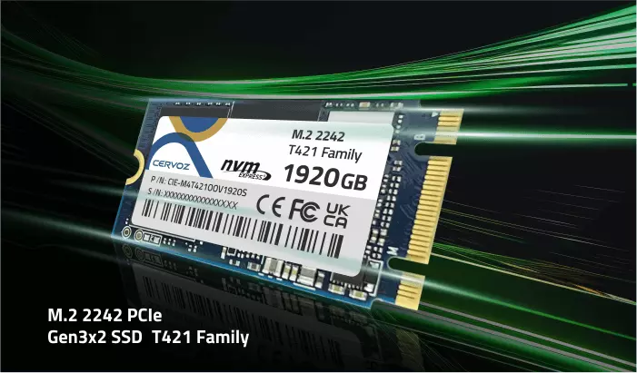 Cervoz_Cervoz Introduces the  M.2 2242 PCIe Gen3x2 SSD