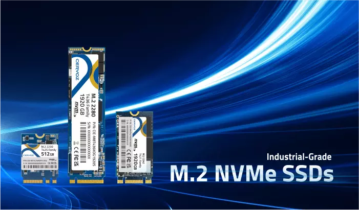 Cervoz_Industrial M.2 NVMe SSDs